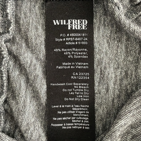 Aritzia Wilfred Free Izabel Romper Shorts Tie Waist Jersey Knit Size XS Beach - Picture 7 of 8